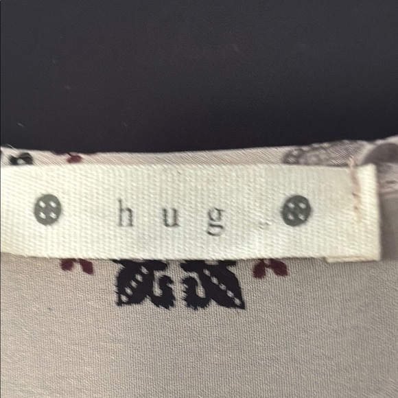 Hug Women's Cream and Black Patterned Top - Picture 2 of 7